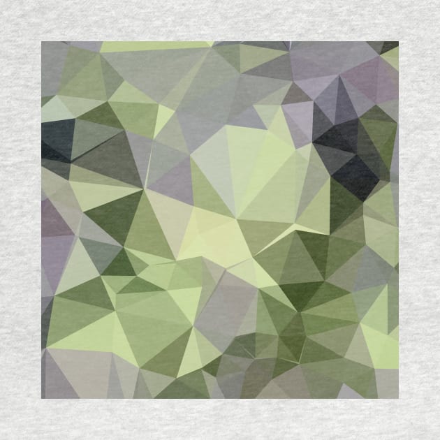 Asparagus Green Abstract Low Polygon Background by retrovectors